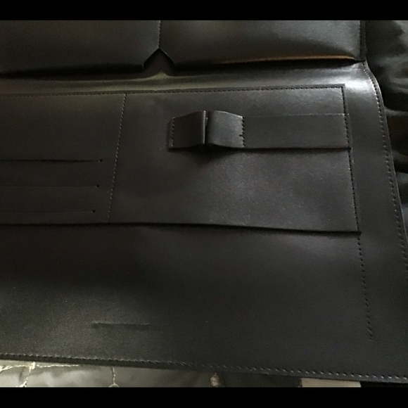 Glass ladder black Megan portfolio large new with gold accents - Picture 5 of 6